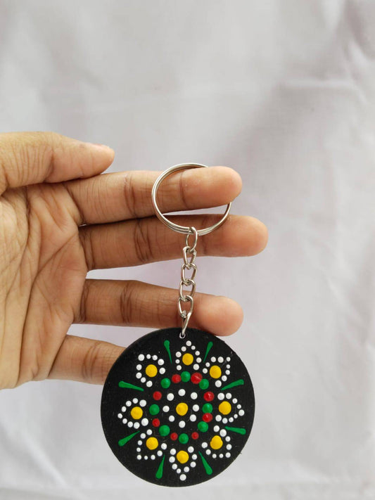 Hand Made Key Chains Set Of 4