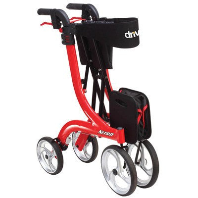 Nitro Aluminum Rollator with 10" Casters
