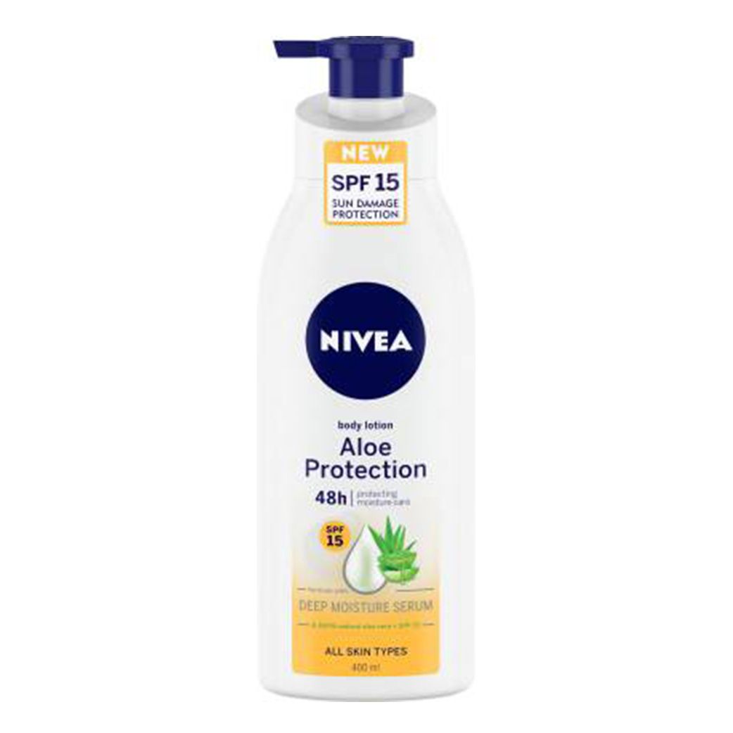 NIVEA Body Lotion Aloe Protection with SPF15 (400ml)