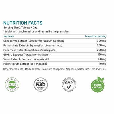 Bliss Welness Kidney Detox Tablets