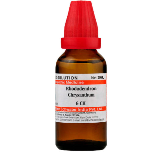 Dr. Willmar Schwabe India Rhododendron Chrysanthum Dilution