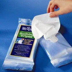 No Rinse Bathing Wipes - 8 Towelettes