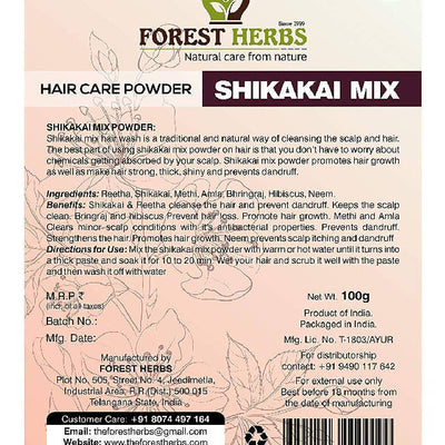 Forest Herbs Shikakai Mix Hair Care Powder
