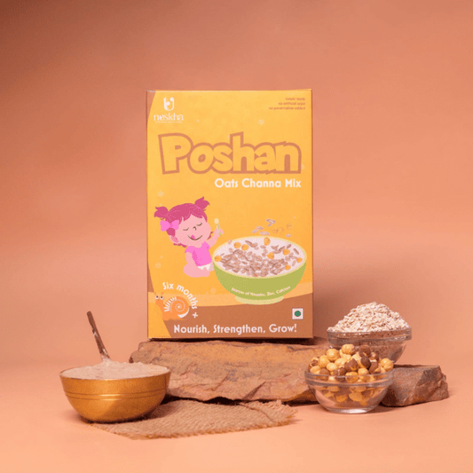 Nuskha Kitchen  Poshan Oats Chana Almonds 250 gms