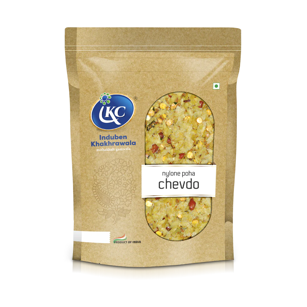 Induben Khakhrawala Nylon Poha Chevdo 500 gms