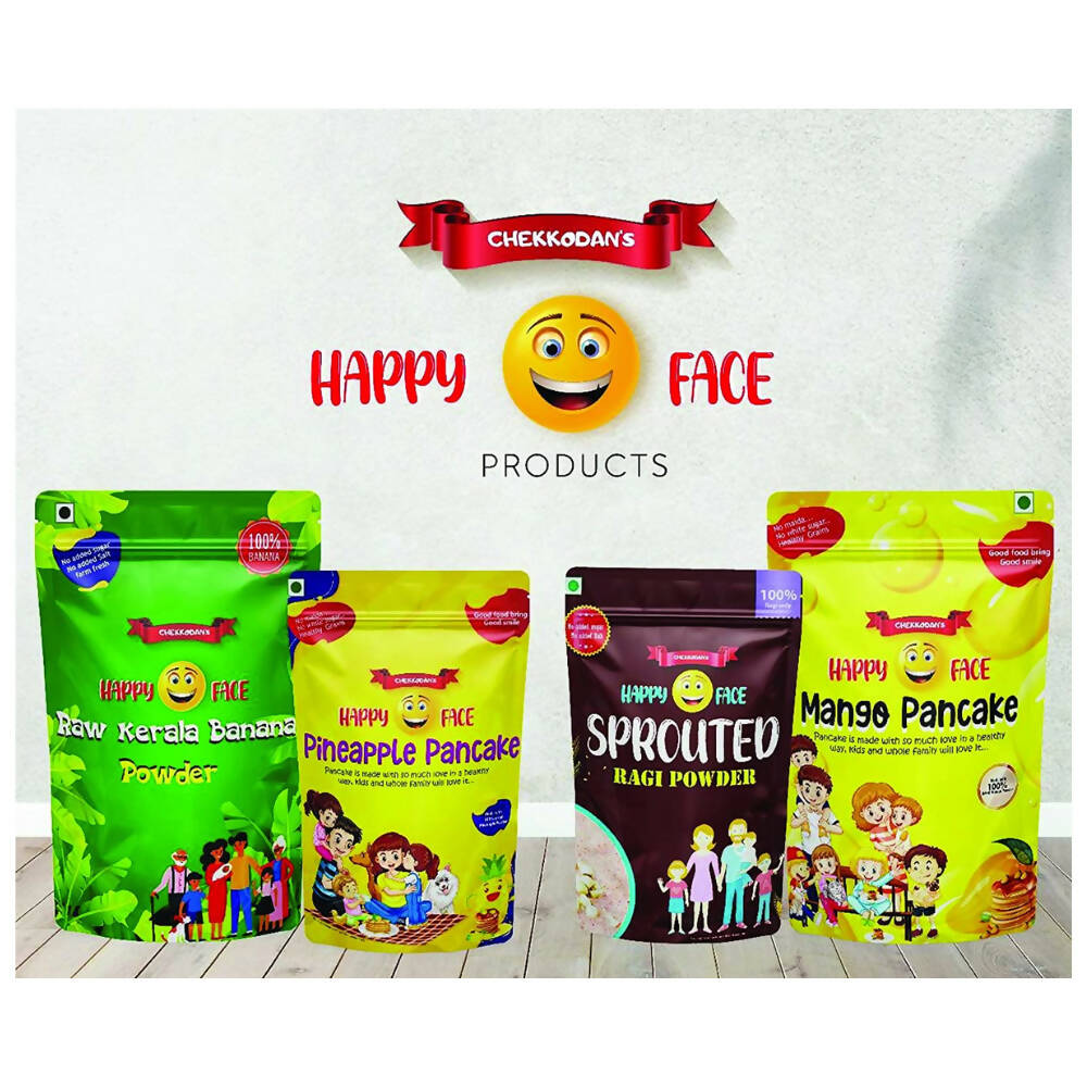 Happy Face Ready to Eat Pancake Powder For Kids with No Preservative & Gluten Free