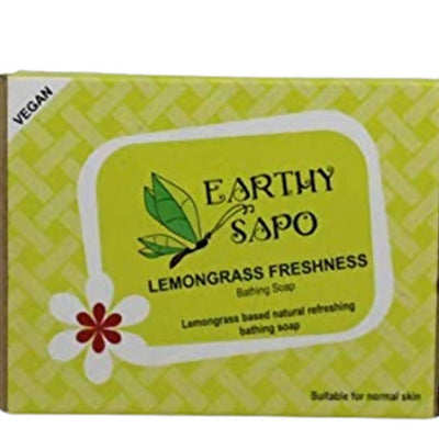 Earthy Sapo Lemongrass Freshness Bathing Soap