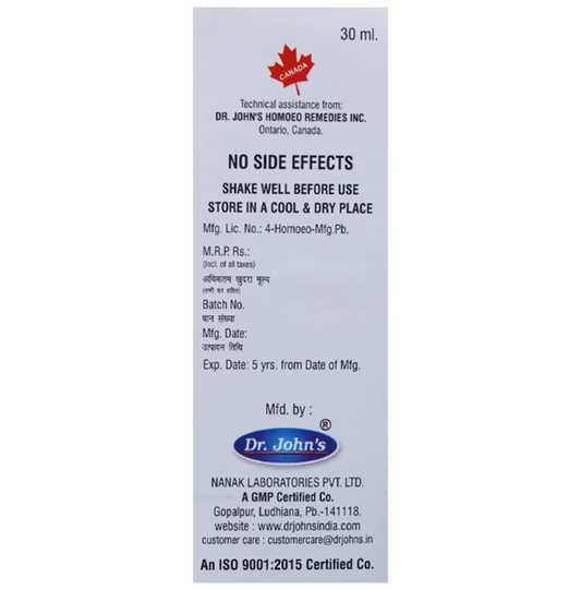 Dr. Johns J-33 Sinus Drops