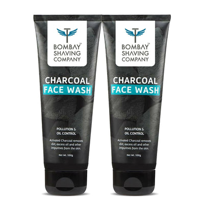 Bombay Shaving Company Charcoal Face Wash for Men Anti Pollution, Oil Control and Brightening