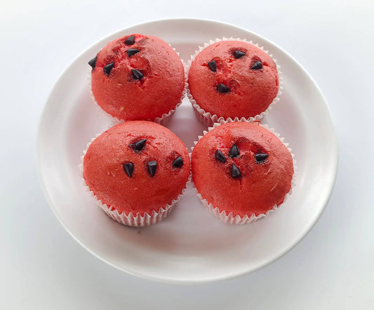 Olive Mithai Shop Strawberry Cup Cakes 4 pcs