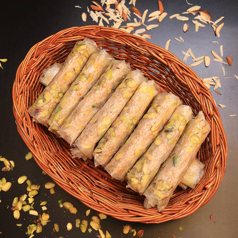 Olive Mithai Shop Dryfruit Putarekulu  5 Pcs