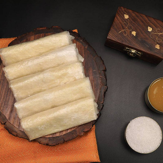 Olive Mithai Shop Sugar Putarekulu 5 pcs