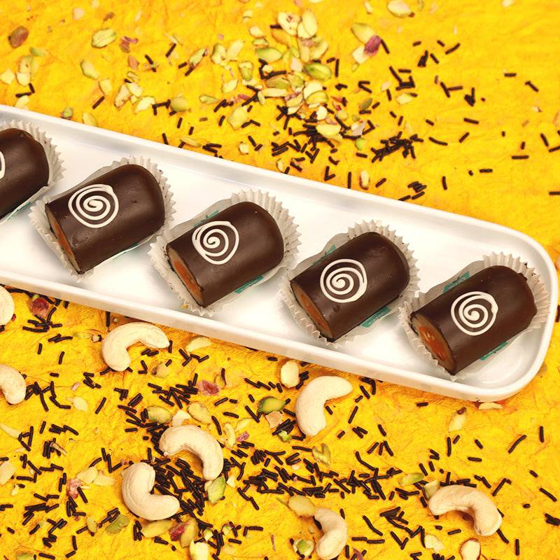 Olive Mithai Shop Kaju Chocolate Roll 500 gms