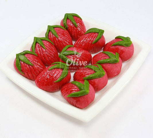Olive Mithai Shop Kaju Strawberry 500 gms