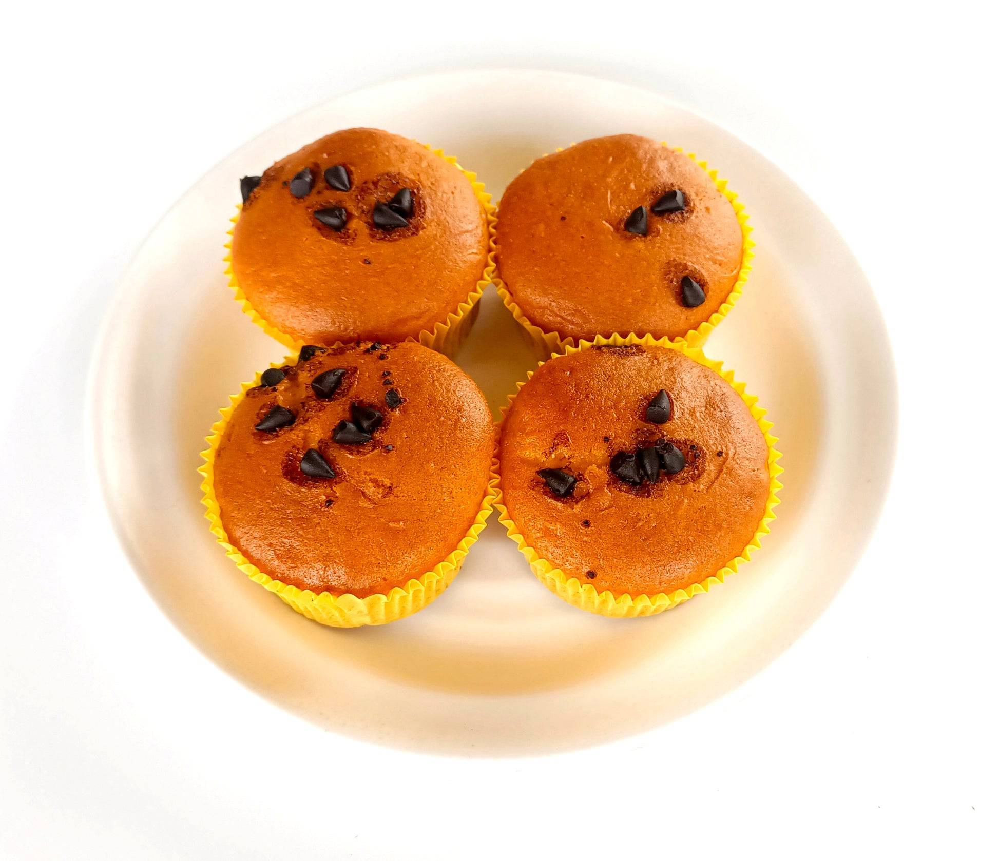 Olive Mithai Shop pineapple cupcake 4Pcs