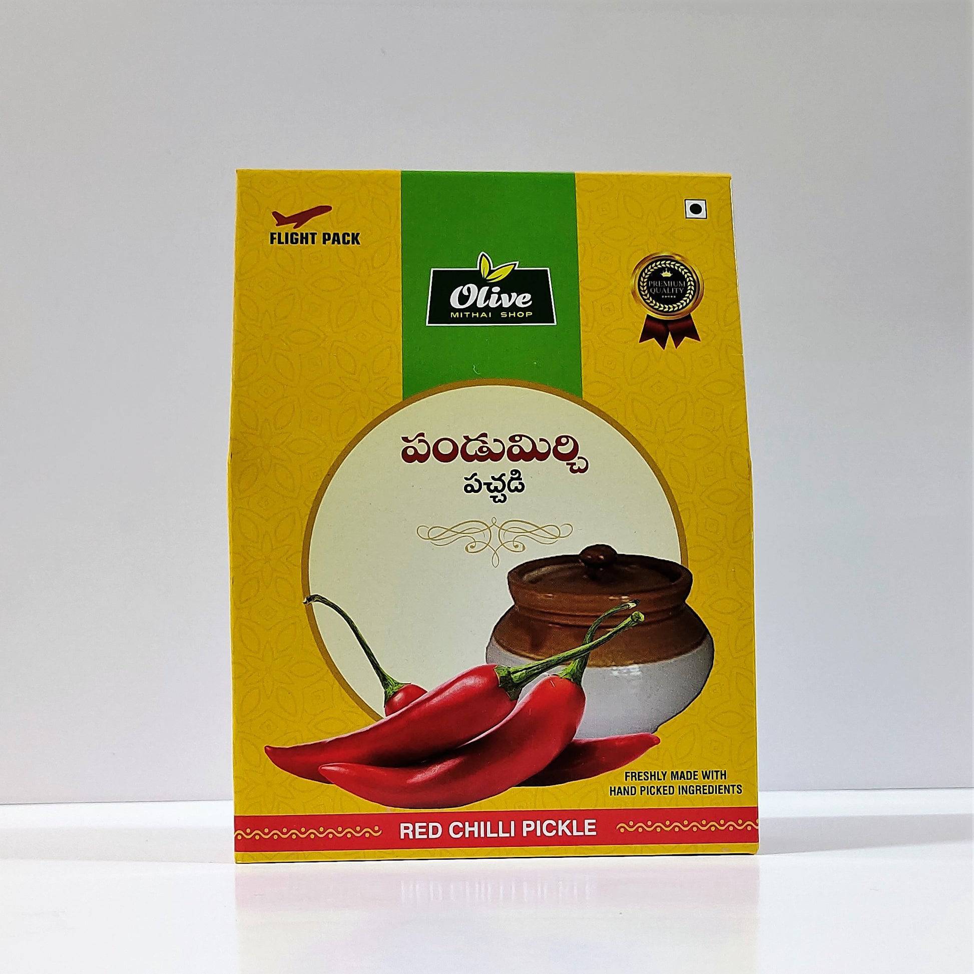 Olive Mithai Shop Redchilli Pickle 500 gms