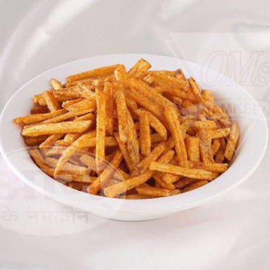 Om Namkeen Alu Lachha Red Chilli - 200 gms