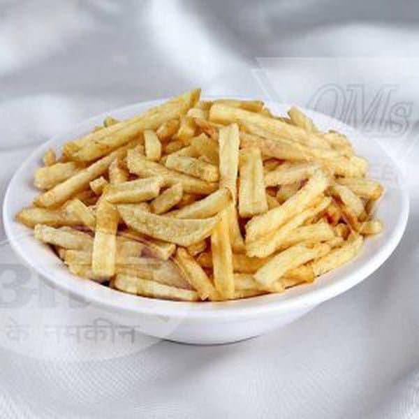 Om Namkeen's Plain Alu Lachha - 200 gms