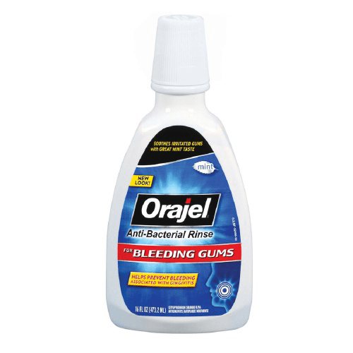 Orajel Antiseptic Mouth Rinse for Mouth Sores 16 oz
