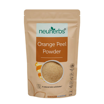 100% Natural Orange Peel Powder For Skin Glow & Reduce Dullness