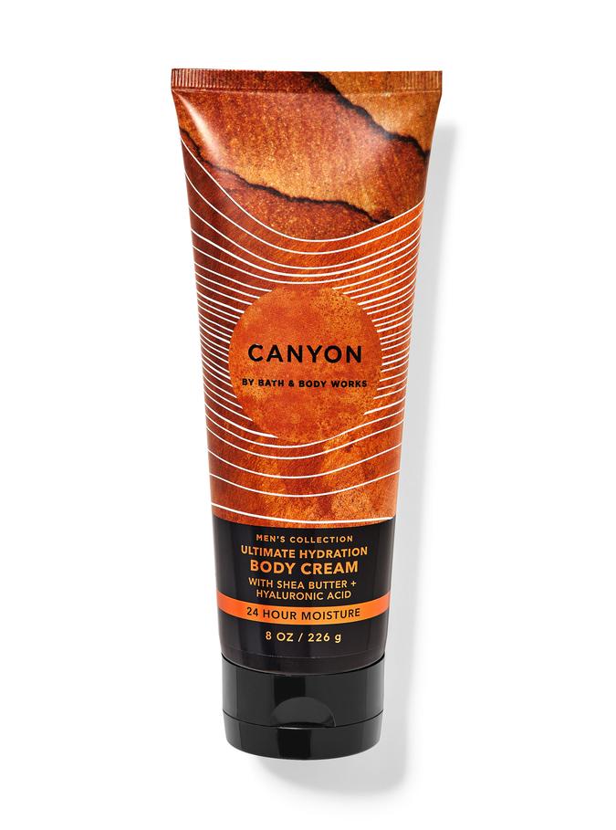Bath & Body Works Men Canyon Ultimate Hydration Body Cream | 226 Gms