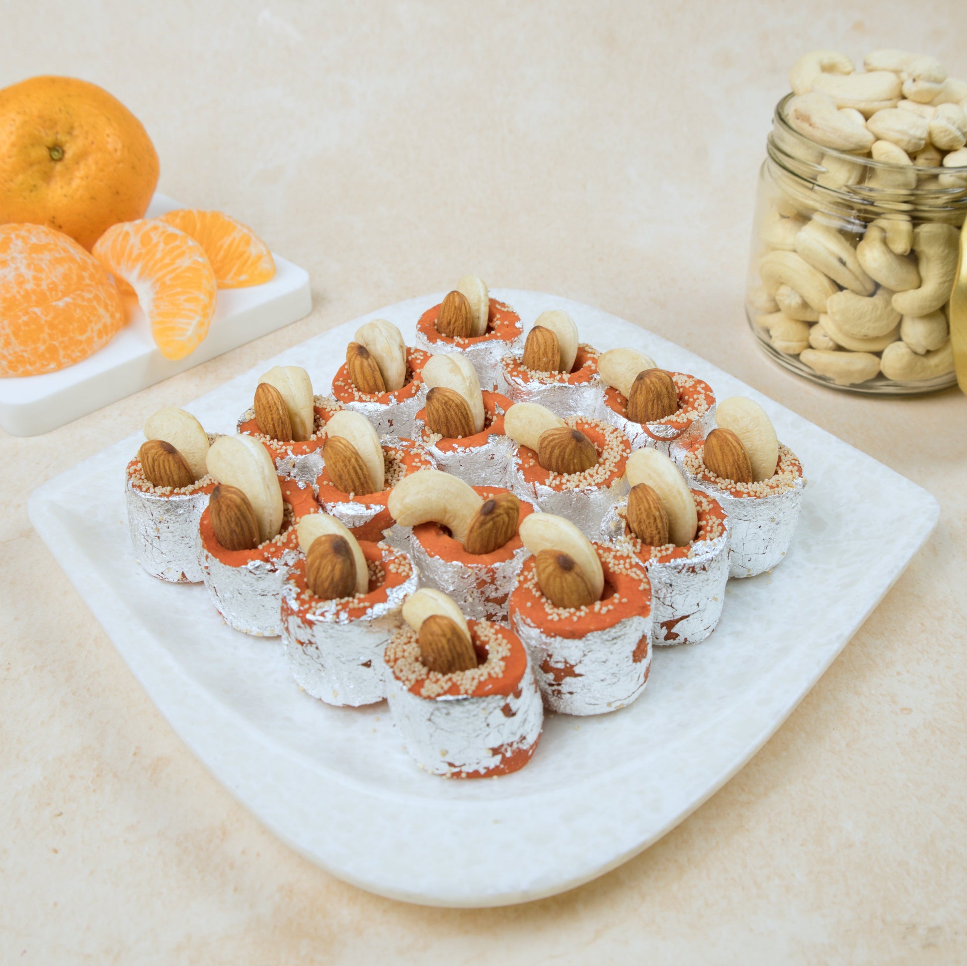Purshottam Sweets Orange Twist - 500 gms