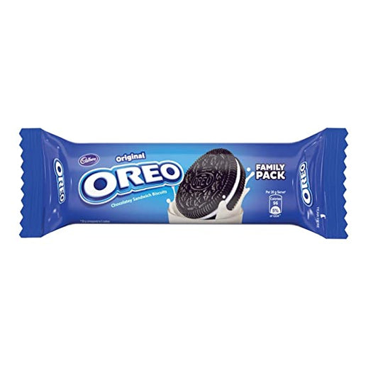 Cadbury  Original Oreo Vanilla Cream Biscuit, 120gm