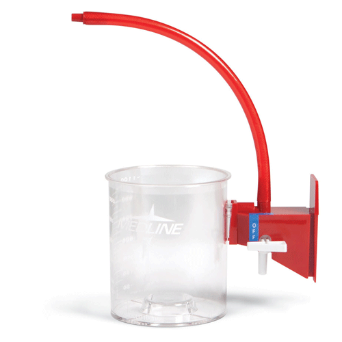 Outer Suction Canister 1000cc with On/Off Valve (8/Case)