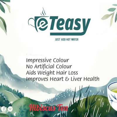 Eteasy Japanese Matcha Sun Dried Hibiscus Flower Powder