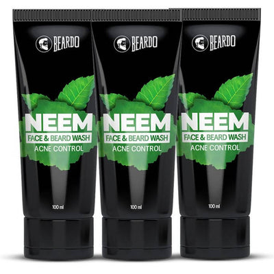 Beardo Neem Face Wash & Beard Wash Acne Control