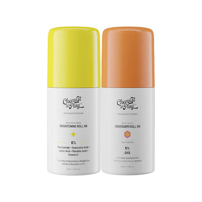 Chemist At Play Neck, Knee & Elbow Brightening + Peach Under-Arm Roll-On Combo
