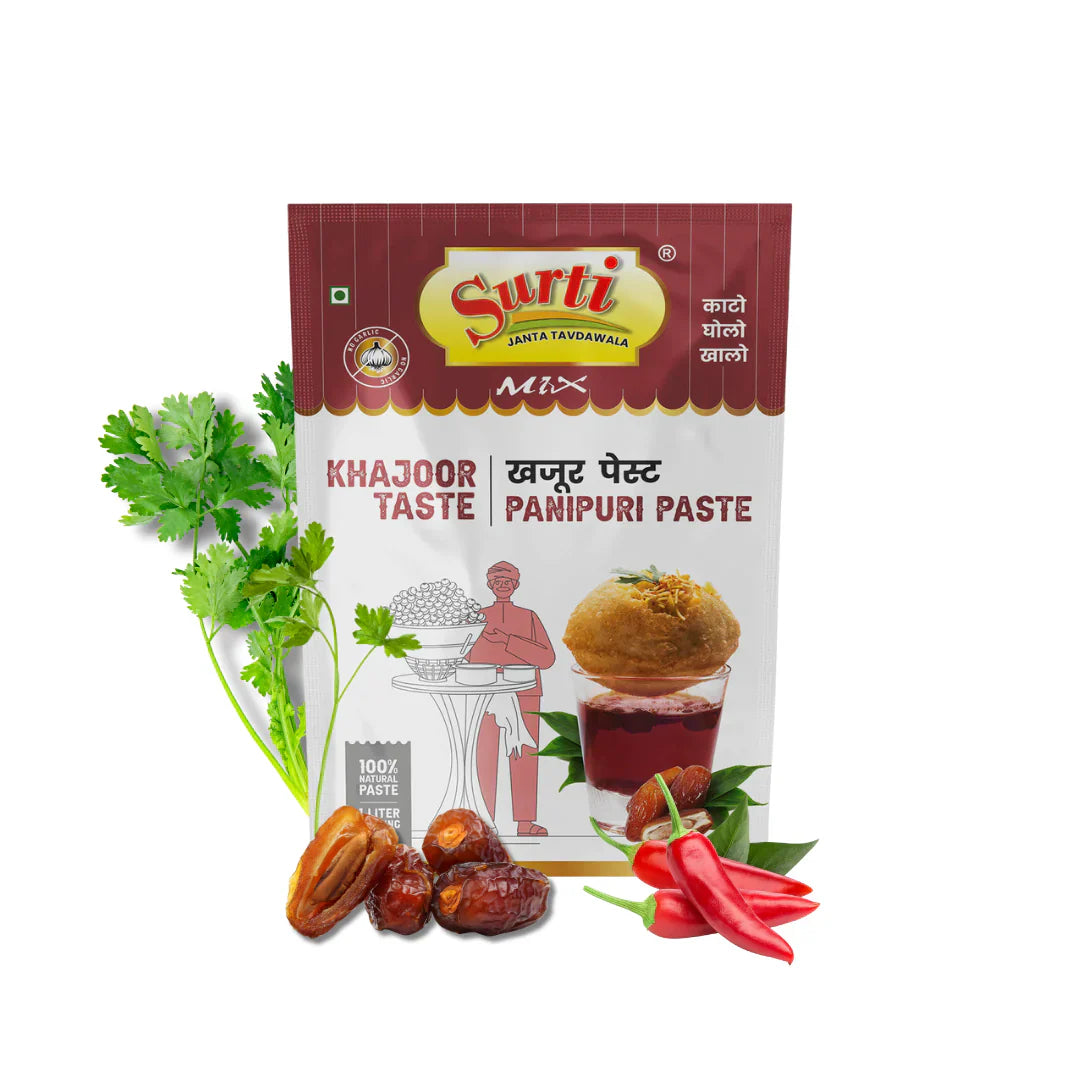 Surtimix Khajoor Paste PaniPuri No Onion No Garlic | Ready To Eat 200 gms