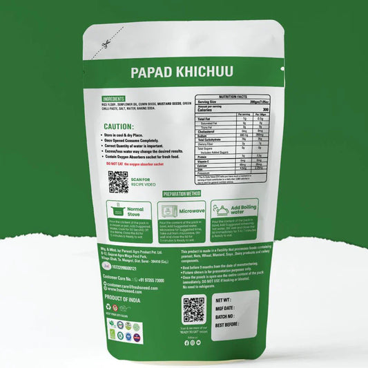Fresh O Need Papad Khichuu ( with masala ) - Ready To Eat 200 gms