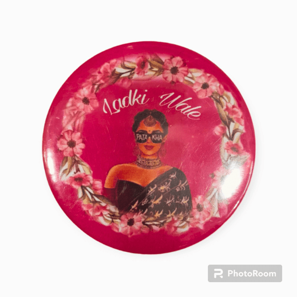 Brooches (with Pin) for wedding | Desi Vibe| Wedding Gift (Set Of 12 Pieces )
