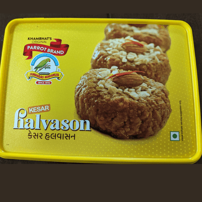 Parrot Brand Jamnadas Maganlal Khambot Halwason - 500 gms