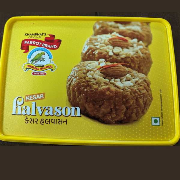 Parrot Brand Jamnadas Maganlal Khambot Halwason - 500 gms
