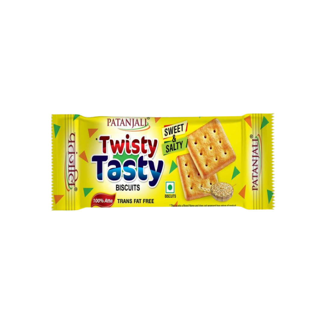 Patanjali Twisty Tasty Biscuits - Set Of 2 | 35 gms Each