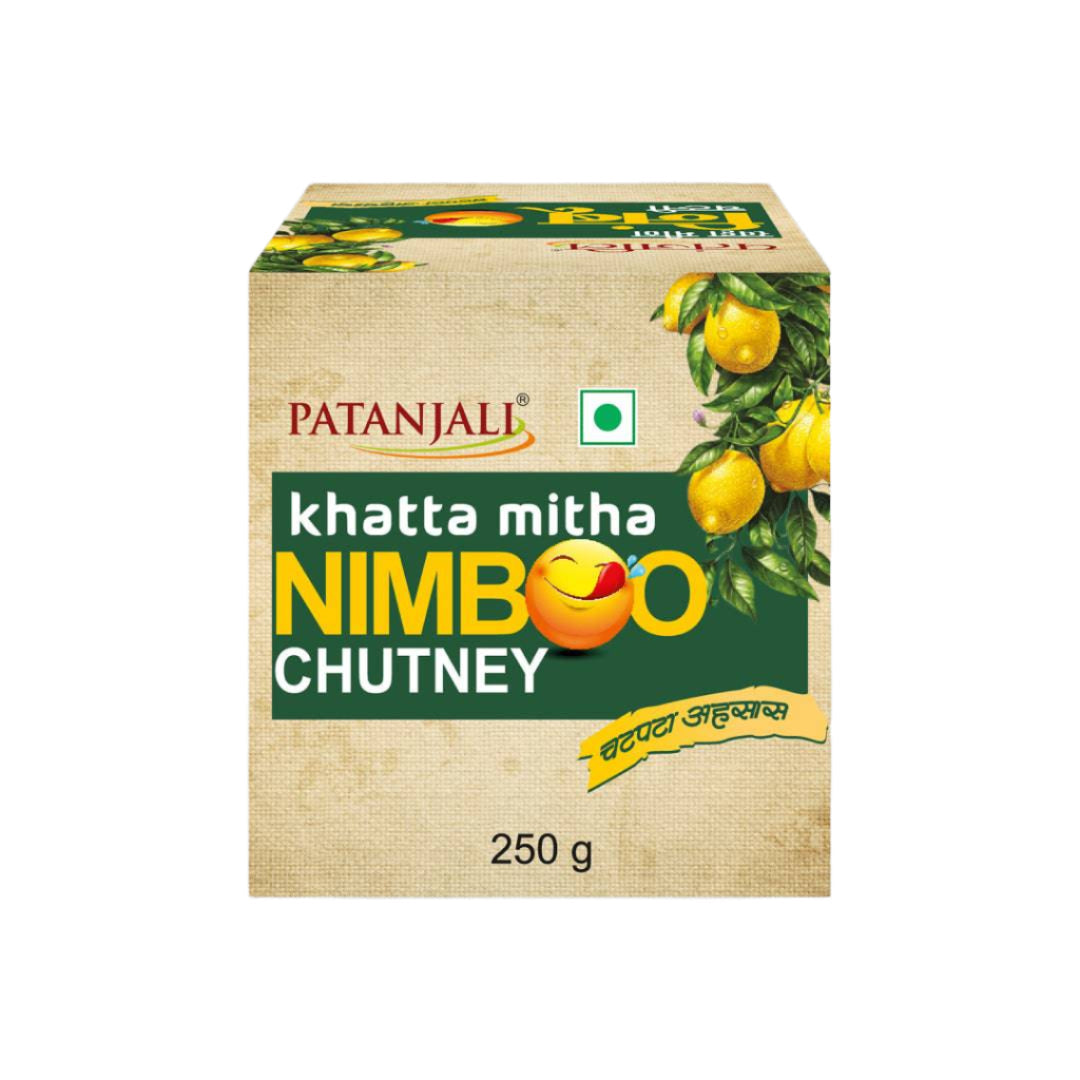 Patanjali Khatta Mitha Nimboo Chutney - 250 gms