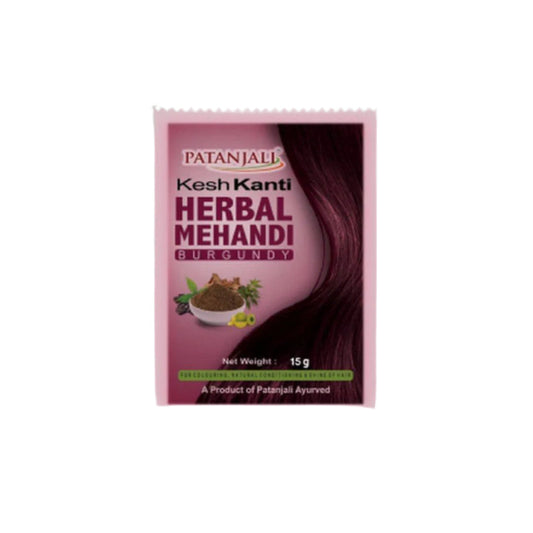 Patanjali Kesh Kanti Herbal Mehandi (Burgundy) - 15 gms