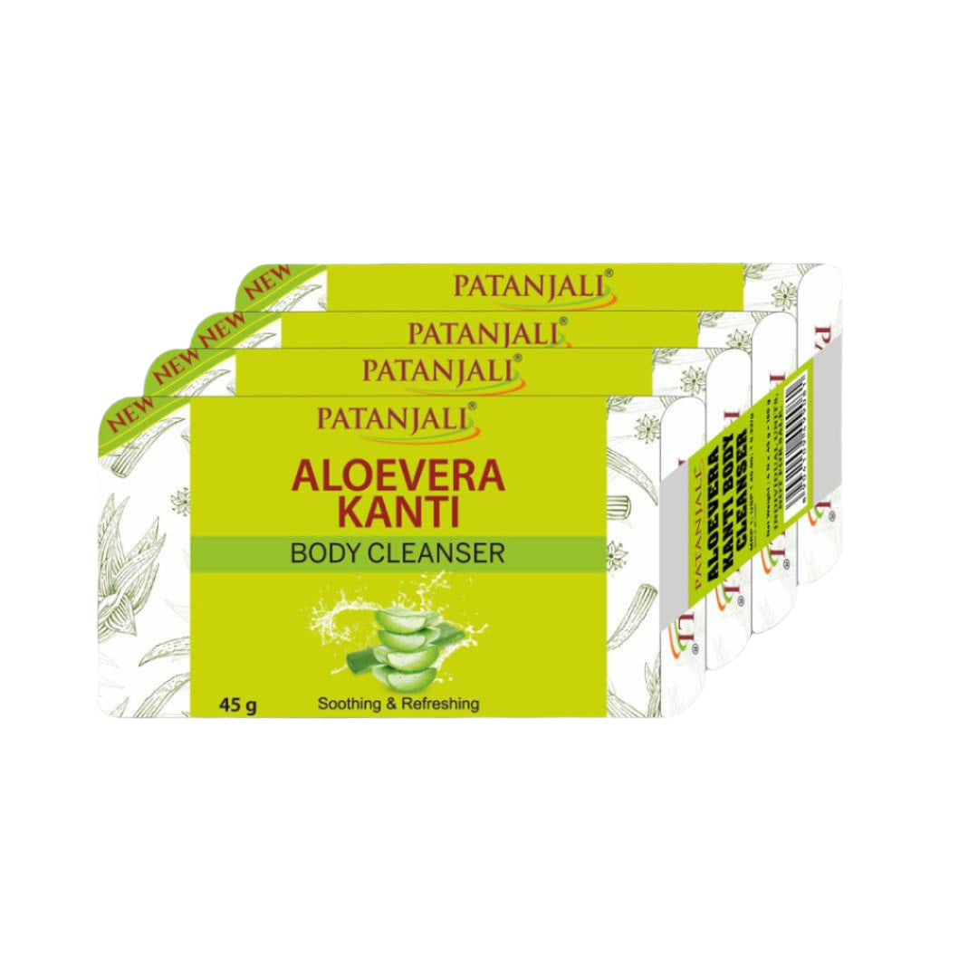 Aloevera Kanti Body Cleanser (4x1)45 Gm - 180 gms