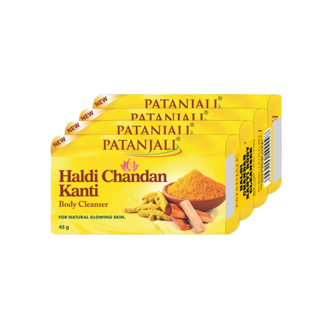 Haldi Chandan Kanti Body Cleanser(4x1) - 180 gms