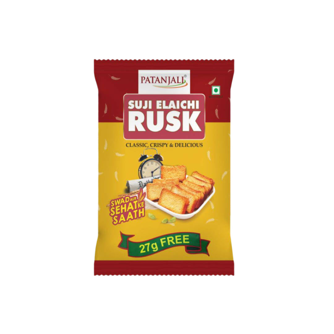 Patanjali Suji Elaichi Rusk - 300 gms