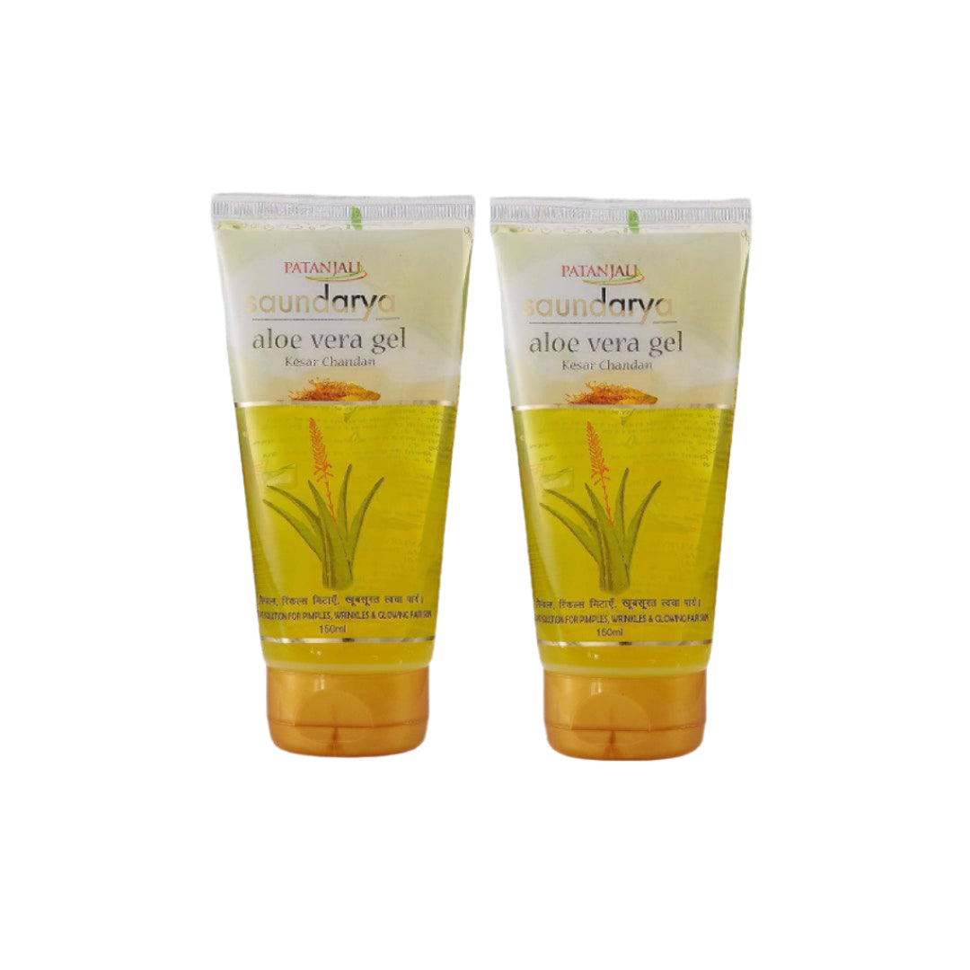 Aloevera Gel K.Chandan Combo for Face, Skin & Hair 150 ML(Pack of 2)