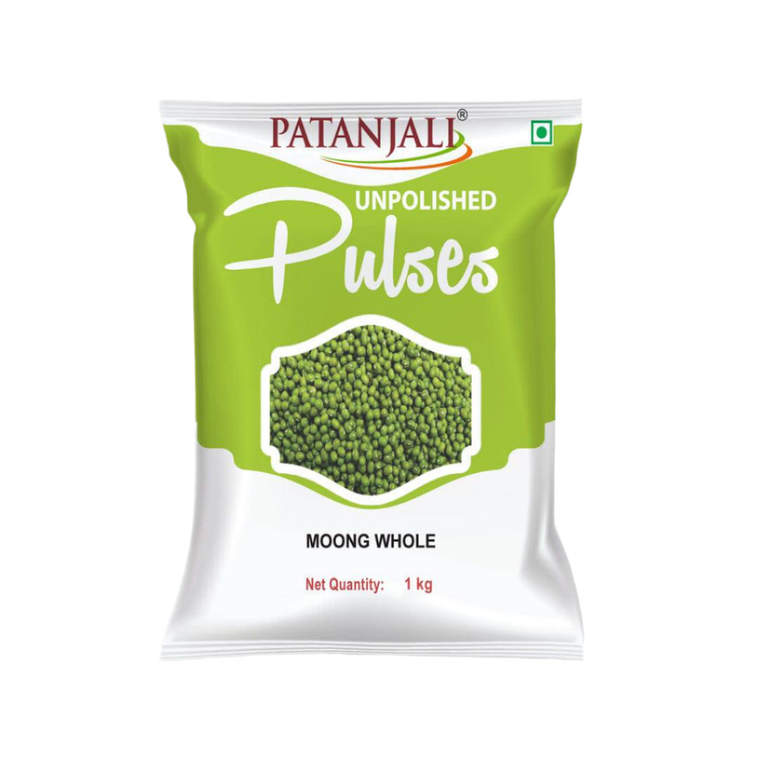 Patanjali Unpolished Moong Sabut - 500 gms