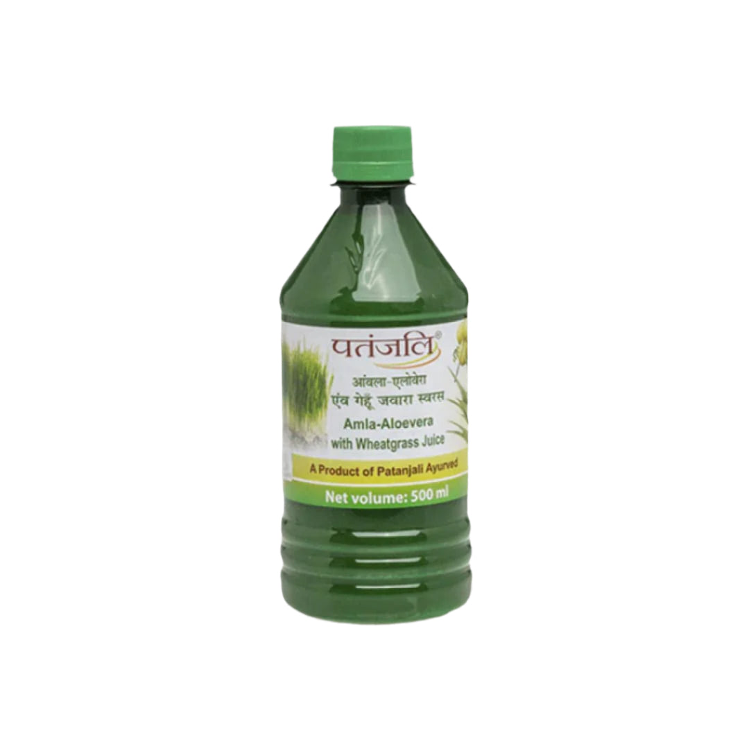 Patanjali Amla-Aloevera with Wheatgrass Juice