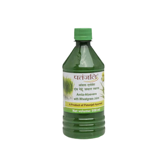 Patanjali Amla-Aloevera with Wheatgrass Juice