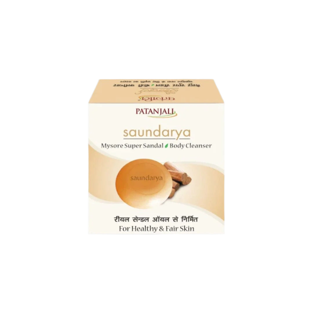 Patanjali Saundarya Sandal Body Cleanser - 75 gms
