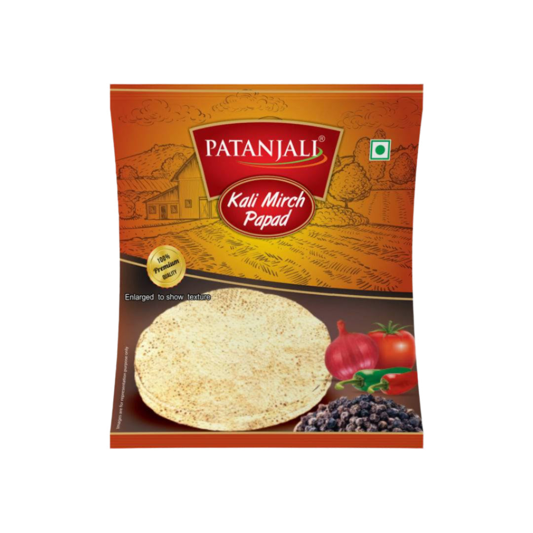 Patanjali Kali Mirch Papad - 200 gms