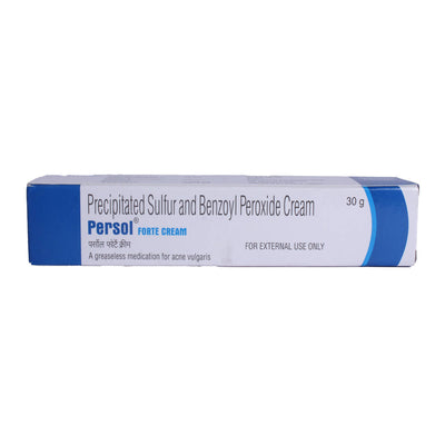 5x Persol Forte Precipitated Sulphur and Benzoyl Peroxide Cream - Pack of 5 - (30 gm each)