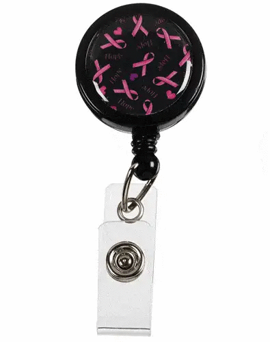 Breast Cancer Retracteze ID Holder